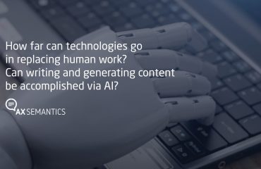 Can writing and generating content be accomplished via AI