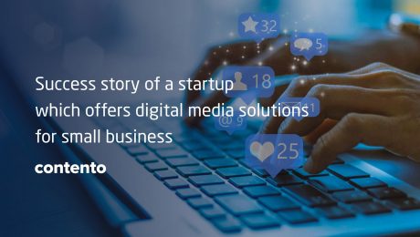 Contento startup that took advantage of AI technologies and implemented it in digital marketing