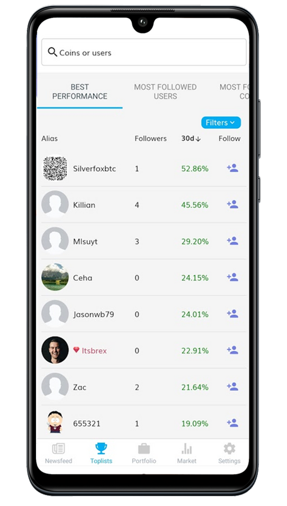 Altpocket Social cryptocurrency tracker platform